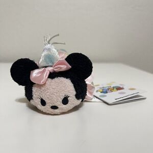 Disney Tsum Tsum Mini Birthday Minnie Mouse Plush 3" with Tag